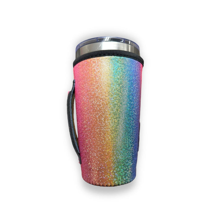 Iridescent Rainbow 20oz Large Coffee / Tea / Tumbler Handler™