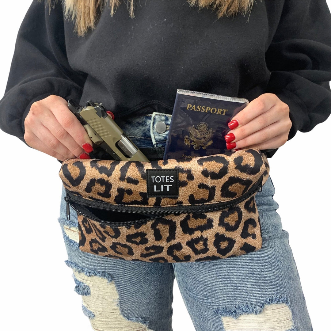 Leopard Fanny Packin' Tote