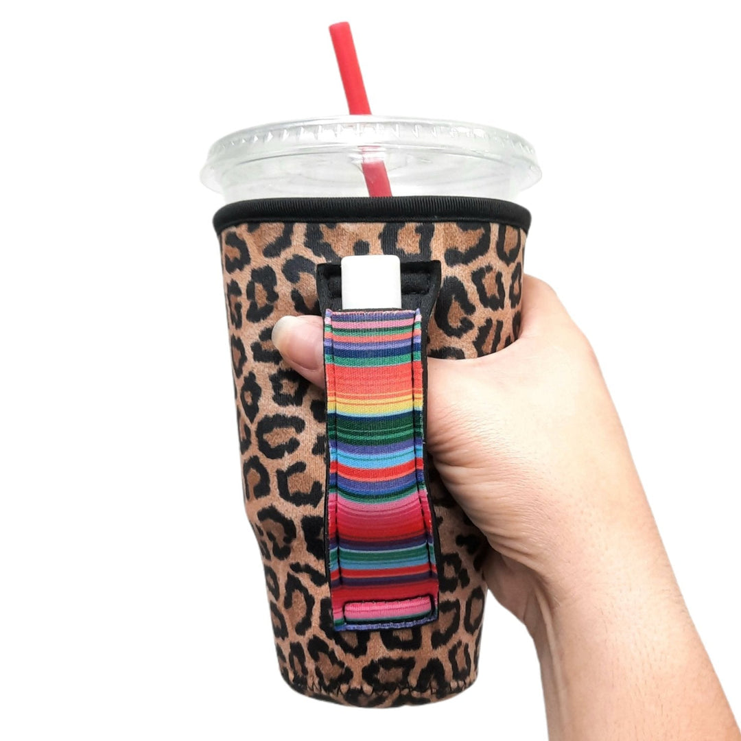 Leopard w/ Serape 20oz Large Coffee / Tea / Tumbler Handler™