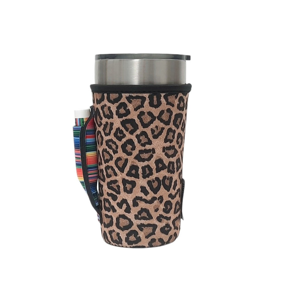 Leopard w/ Serape 20oz Large Coffee / Tea / Tumbler Handler™