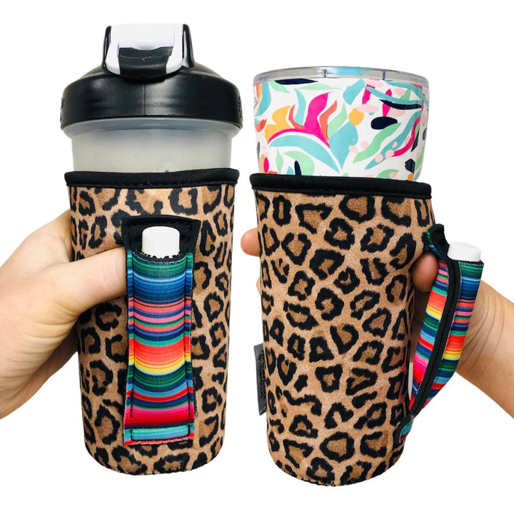 Leopard w/ Serape 20oz Large Coffee / Tea / Tumbler Handler™