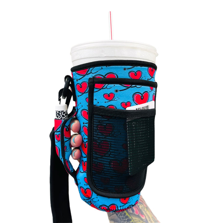 Love A Nurse 30-40oz Tumbler Handler™  With Carrying Strap