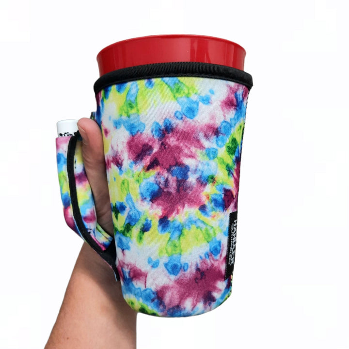 Purple Tie Dye 16oz PINT Glass / Medium Fountain Drinks and Tumbler Handlers™