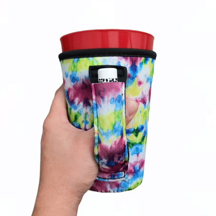 Purple Tie Dye 16oz PINT Glass / Medium Fountain Drinks and Tumbler Handlers™