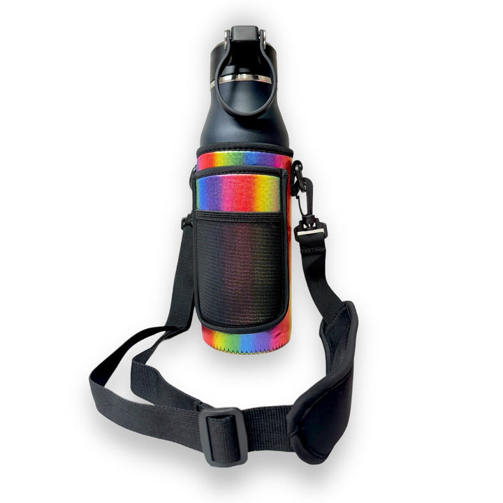 Radiant Rainbow 30-40oz Tumbler Handler™  With Carrying Strap