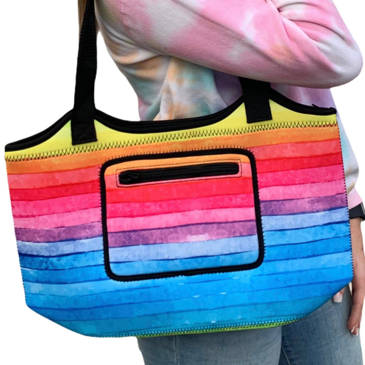 Rainbow Neoprene Tote