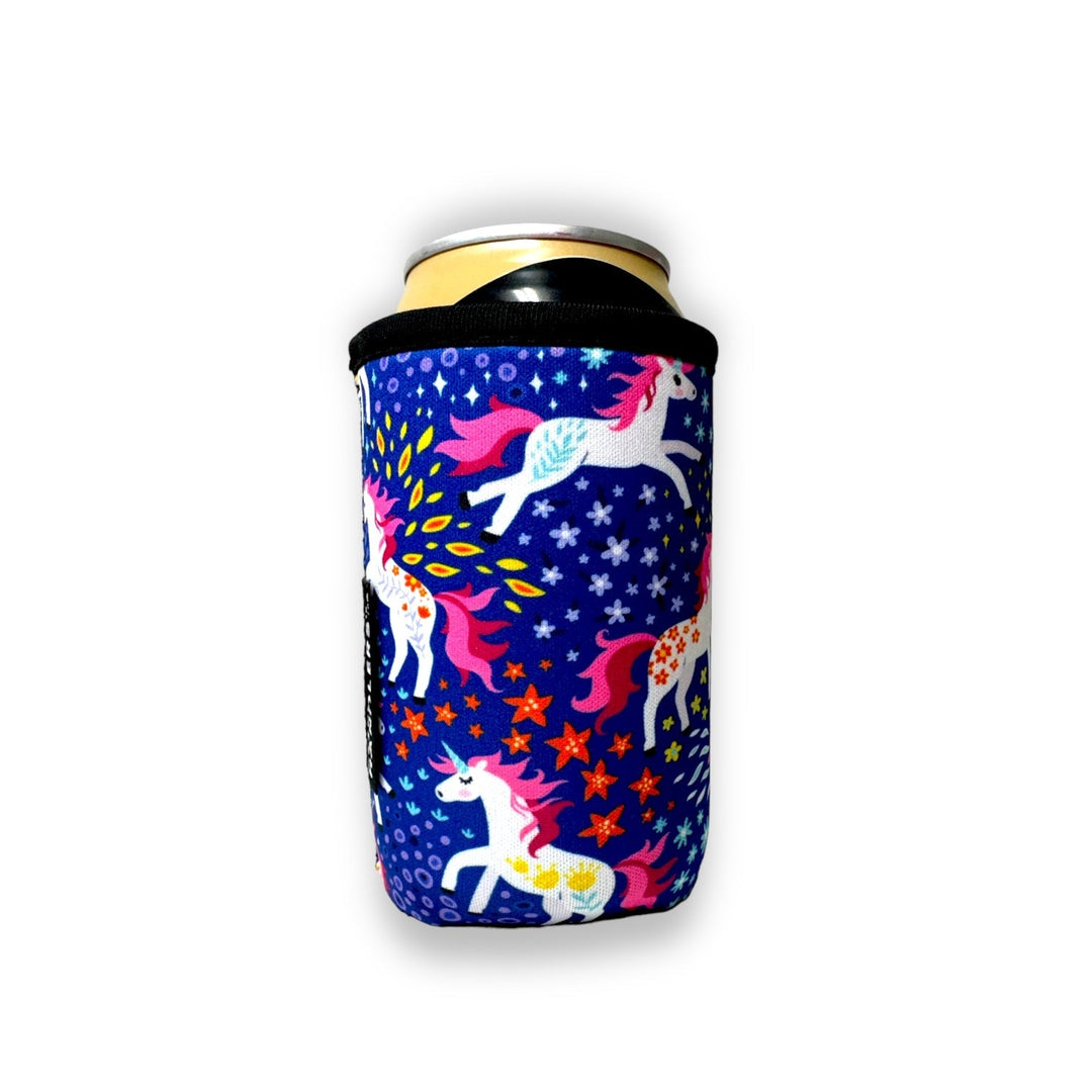 Rainbow Unicorns 12oz Stubby Can Handler™