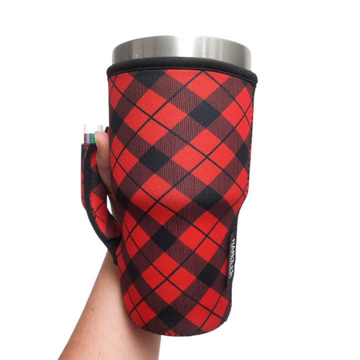 Red Plaid 30oz  Tumbler Handler™