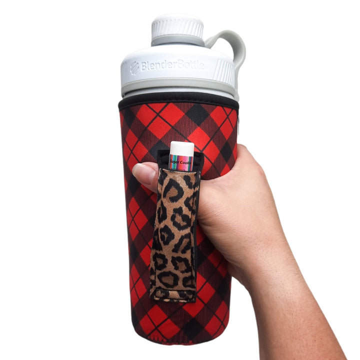 Red Plaid w/ Leopard 30oz Tumbler Handler™