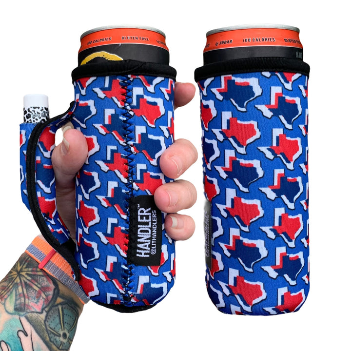 Red White & Texas 12oz Slim Can Handler™