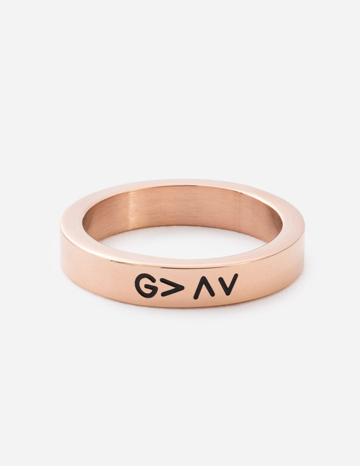 Rose Gold Highs and Lows Ring