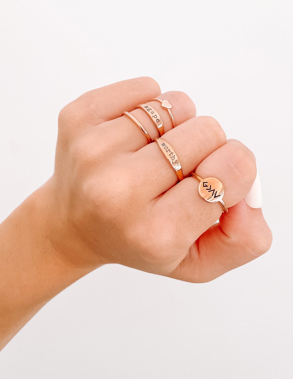 Rose Gold Stacker Ring