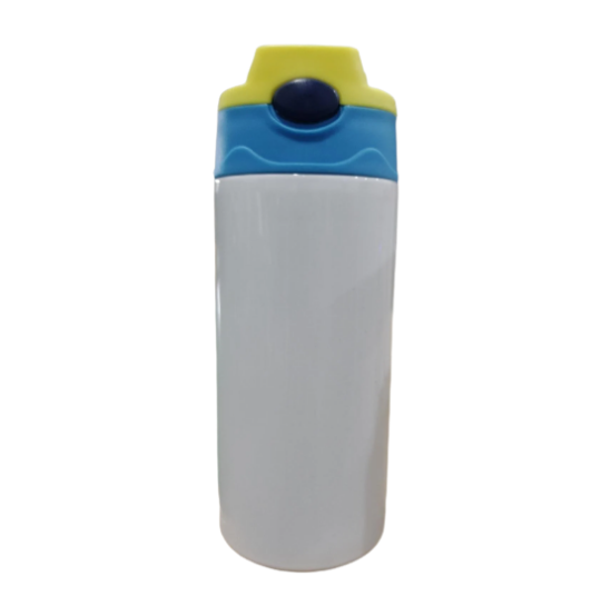 Wholesale 12oz Sublimation Kids Tumbler White Blank Sippy Cup with