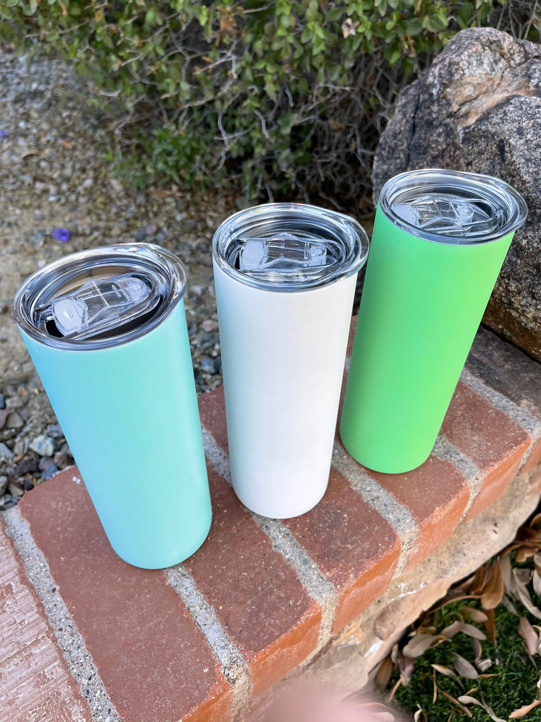 HTVRONT 4 Pack Sublimation Blanks Tumblers 20 OZ Skinny Stainless
